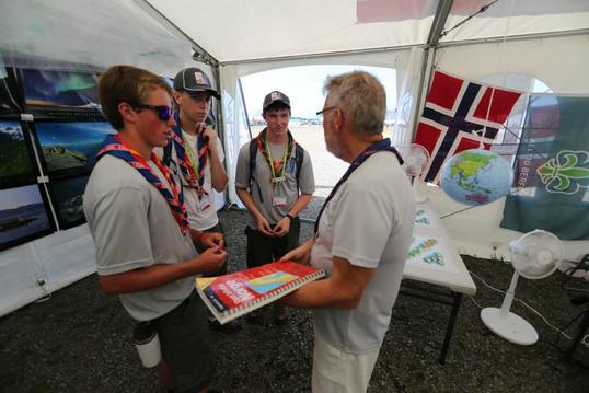 Den norske standen på leiren Den norske standen på leiren