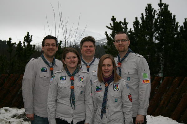 Jonnis, Jenny, Steinar, Bente og Arild