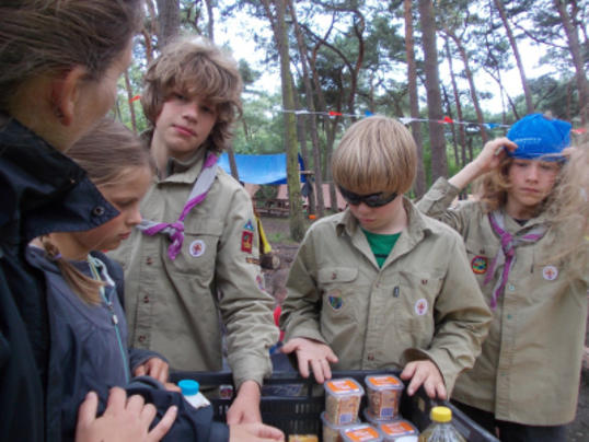 Nederlandske speidere baker Nederlandske speidere baker